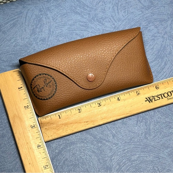 Ray Ban Unisex Sunglasses Eyewear UV Protective Case Only Light Brown - Picture 7 of 13